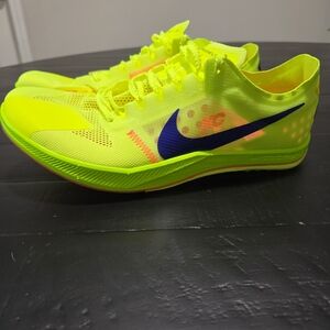 Nike Neon Volt Running Shoes with Navy Swoosh